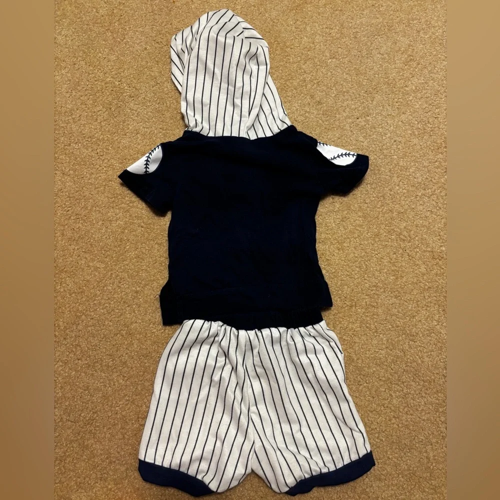 Baseball Hoodie and Shorts Set Size 12-18 Months